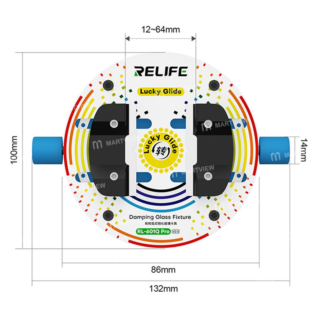 relife rl-601q-pro-v20-rotating-damping-tempered-motherboard-repair-glass-fixture-6