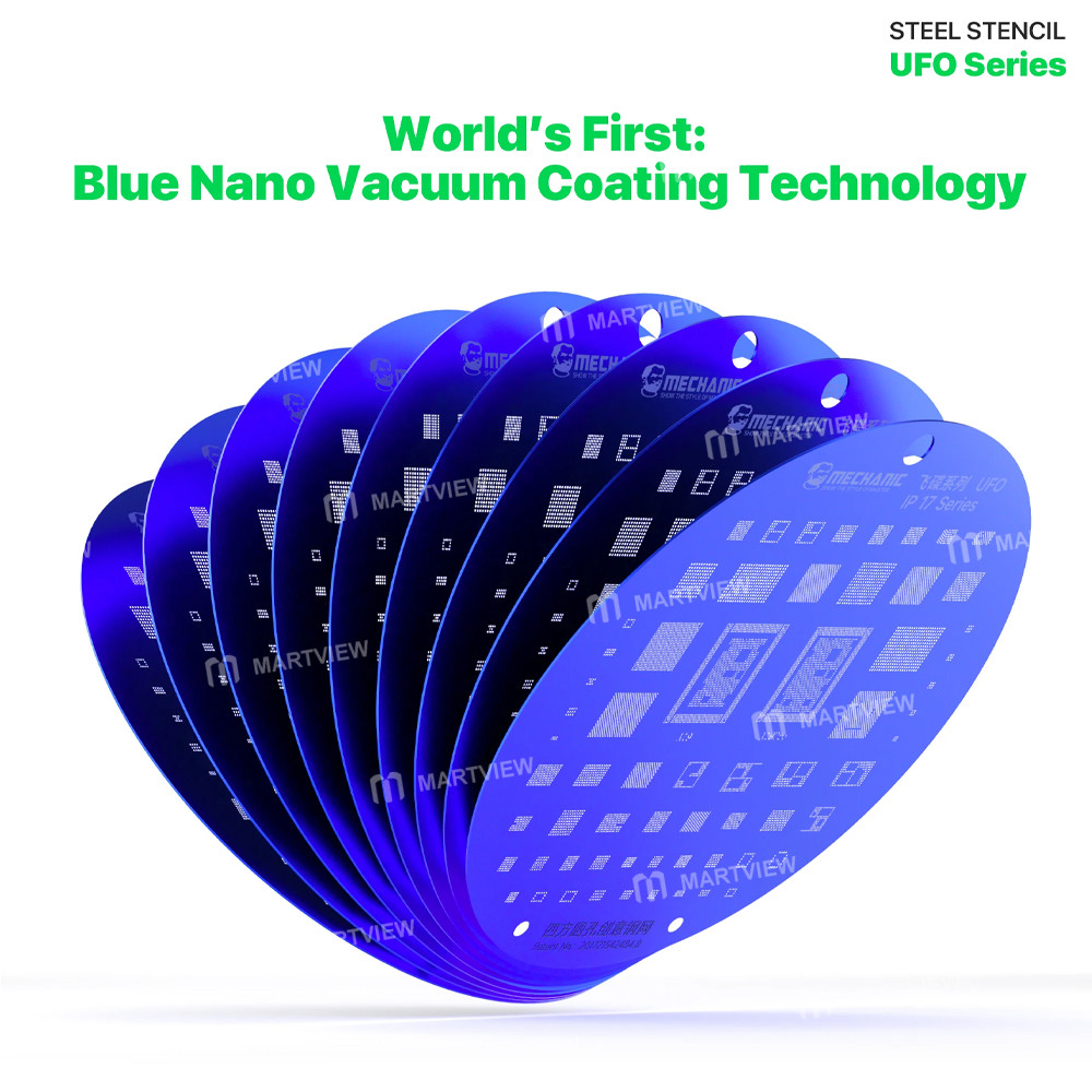 mechanic ufo-9-in-1-iphone-comprehensive-blue-bga-reballing-stencil-set-for-iphone-8-to-17pro-max-3