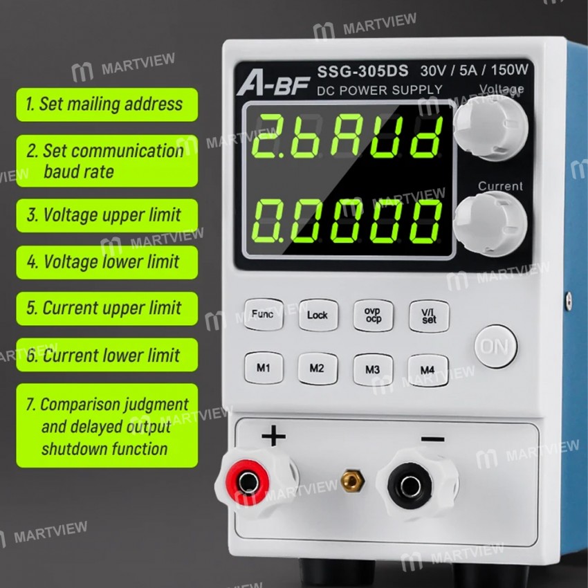 a bf-ssg-305ds-30v-5a-dual-5-bits-led-type-cnc-adjustable-dc-voltage-regulate-power-supply-11