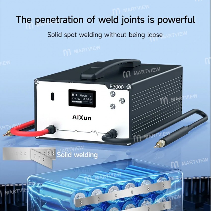 aixun f3000-9v3a-farad-capacitor-spot-welder-for-phones-battery-cells-welding-with-welding-pen-6