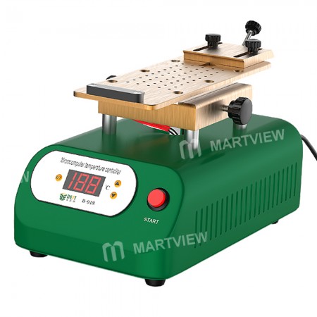 BEST B-918 7-inch LCD Screen Rotary Heating Platform Separator Built-in Vacuum Pump