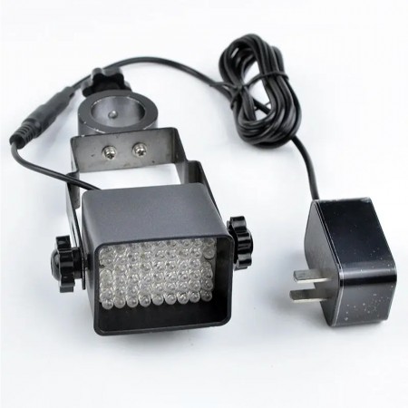 Adjustable 61 LED Microscope Square Light with Diameter 25mm / 32mm Retaining Clip