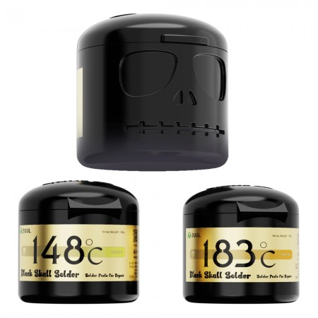 2uul BS148 / BS183 Black Skull Solder Paste for PCB Repair - 50g