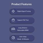 Orico TXJ004/TXJ006 Multi-functional RJ45 RJ11 POE Line/Telephone Line Tester