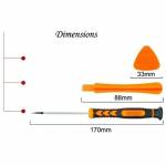 JAKEMY JM-8145 5 in 1 Multifunctional Electronic Repair Tools Kit & Telecommunication Tools Set Comp