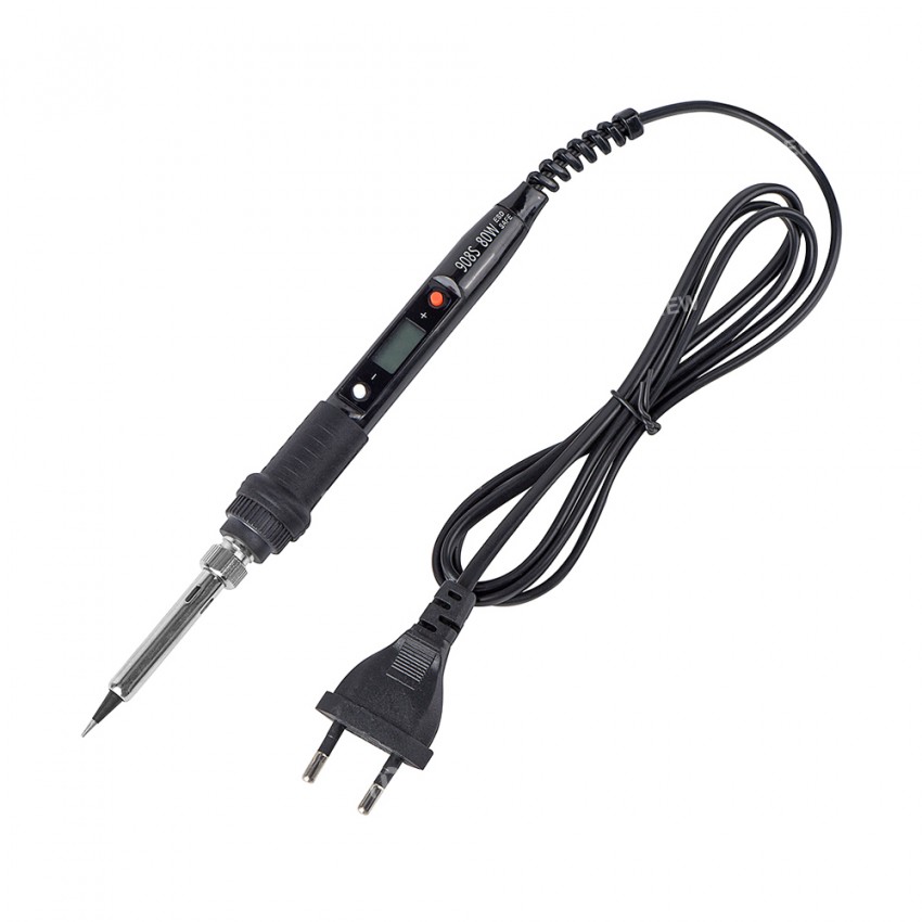JCD 908S 80W LCD Adjustable Temperature Solder Welding Electric Soldering Iron