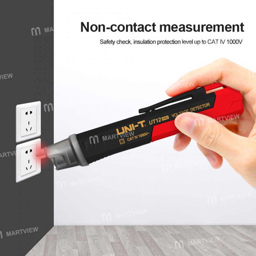 UNI-T UT12 Pro 12V-1000V Contactless AC Voltage Electric Tester Pen
