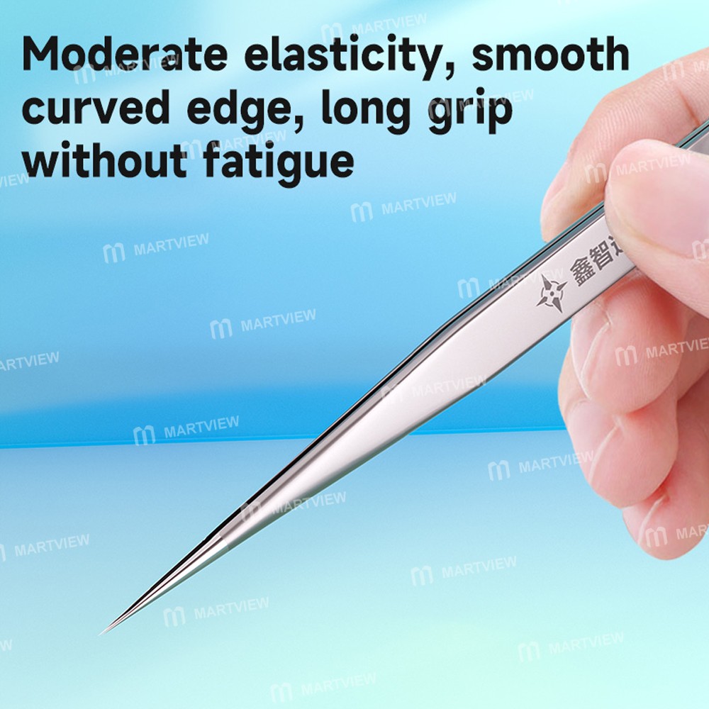xzz ss-ta-weak-magnetic-stainless-steel-super-hard-special-point-tweezers-6