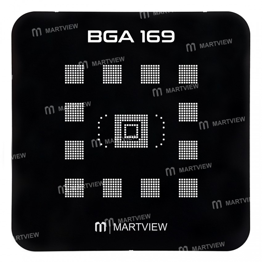Martview RB-01 Reballing Stencil Tin Net Full Set for EMMC / EMCP / UFS BGA153 / 162 / 169 / 186 / 2