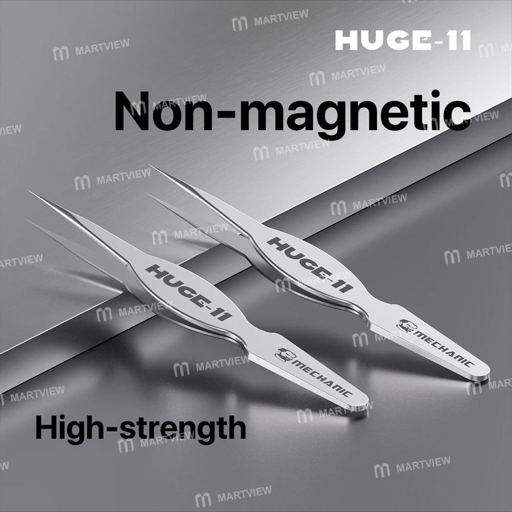 mechanic huge-11-wide-body-nonmagnetic-professional-repair-tweezers-2