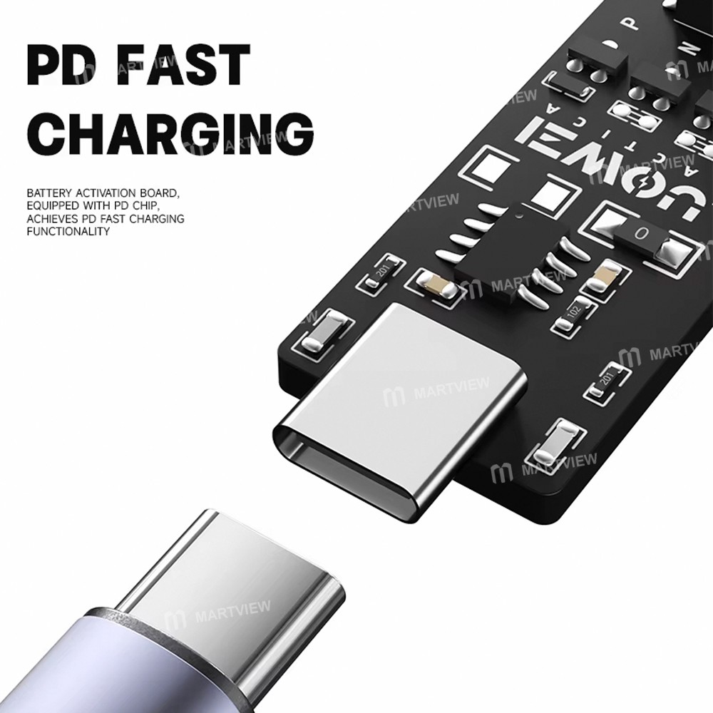 luowei lw-b01-lw-b02-battery-activation-small-board-for-iphone-5-to-16pro-max-android-4