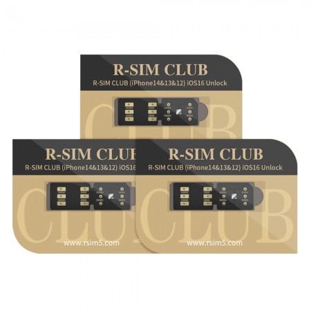 R-SIM18 CLUB System-wide Unlock Card Integrate TMSI / eSIM / ICCID / IPCC for iPhone 14 Series 5G Version