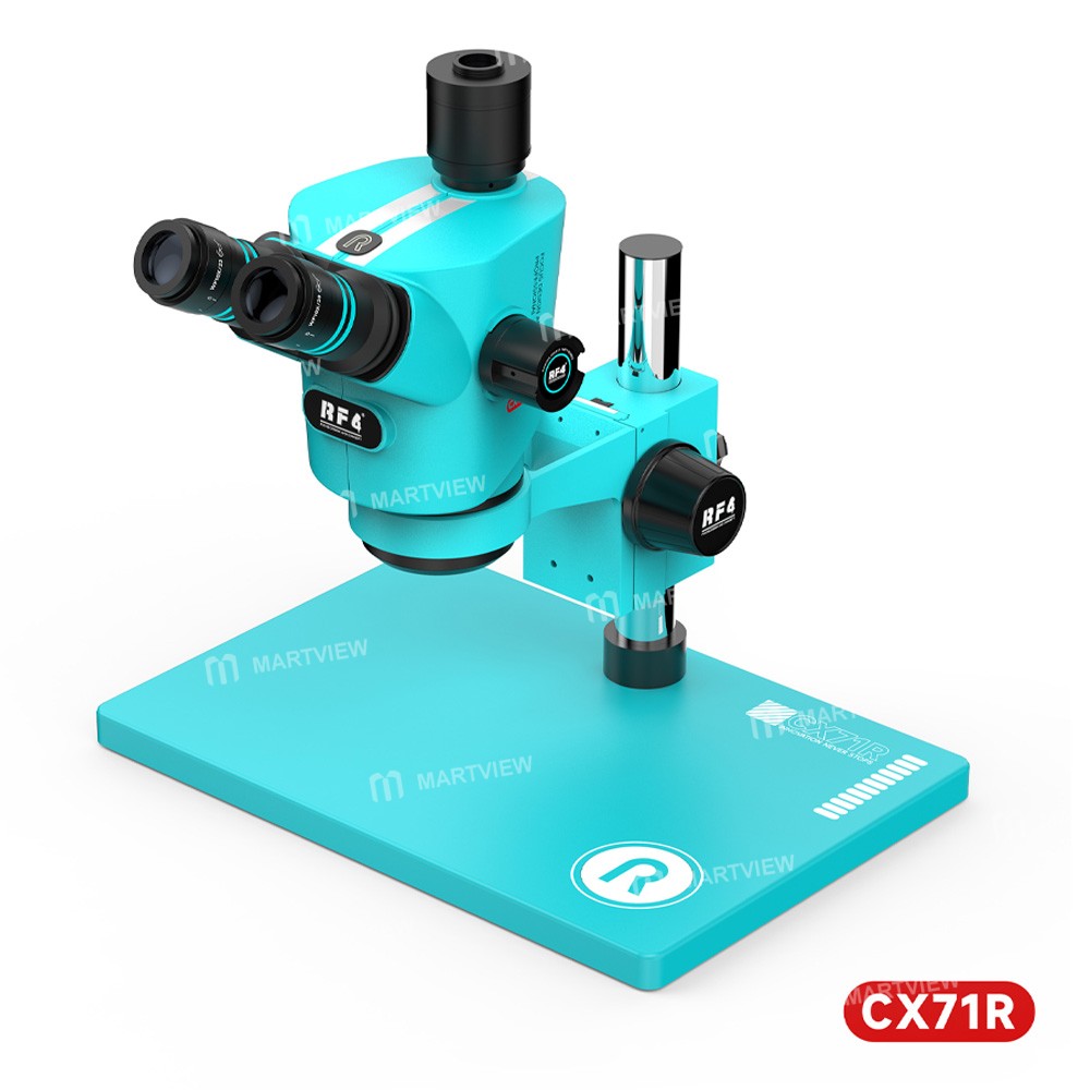 rf4 cx71r-65-65x-ergonomic-design-trinocular-stereo-microscope-with-big-aluminum-alloy-base-6