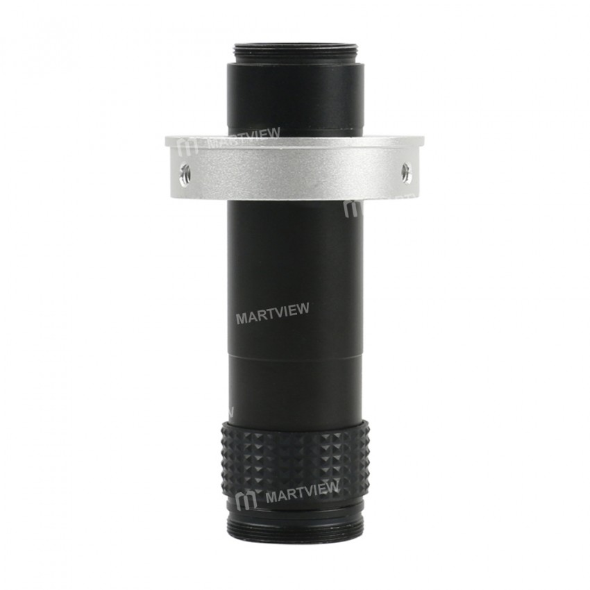 Continuous Zoom High Coverage Distance C Mount Lens 1X - 100X 15:1 for CCD CMOS Industry Industrial