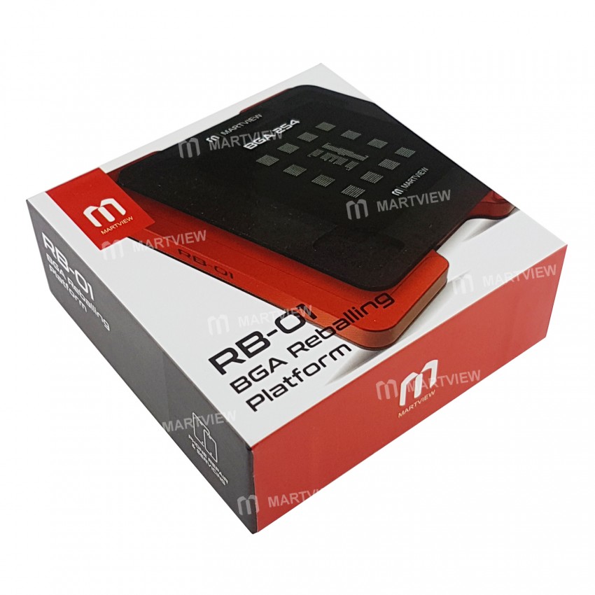 Martview RB-01 Reballing Stencil Tin Net Full Set for EMMC / EMCP / UFS BGA153 / 162 / 169 / 186 / 2