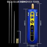 Mechanic iR13 Rechargeable LCD Screen OCA Polarized Gel Glue Remover Machine with Green Dust Lamp