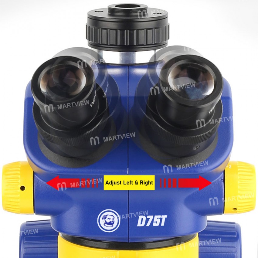 Mechanic D75T-B11 0.7-5.0X High Precision HD Trinocular Stereo Microscope for Phone Repair