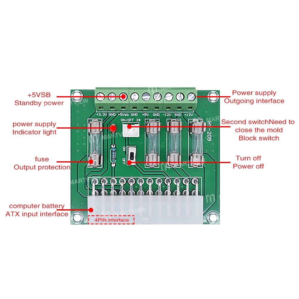 desktop computer-atx-power-adapter-board-for-power-supply-takes-power-5