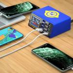 Mechanic iCharge 8Max 8-Port QC 3.0 Wireless Intelligent Super Fast Charge Station with LCD Display