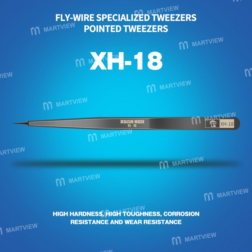 Xuanhou Precision Stainless Steel Fly Line Tweezers for Mobile Phone Repair