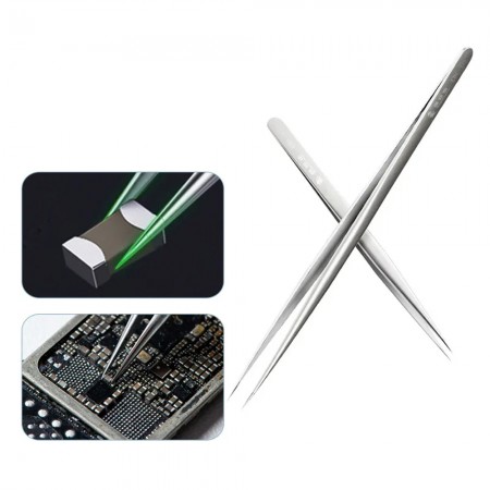 Repairman OK-01 High Hardness Precision Long Sharp Tips Jump Wire Tweezers
