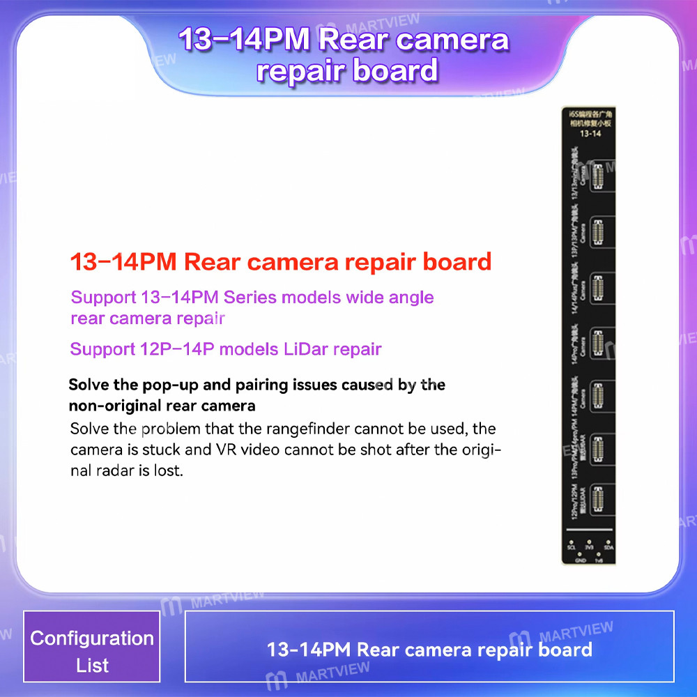 i2c a8s-i6s-programmer-battery-dot-matrix-original-color-earpiece-camera-face-id-repair-boards-9