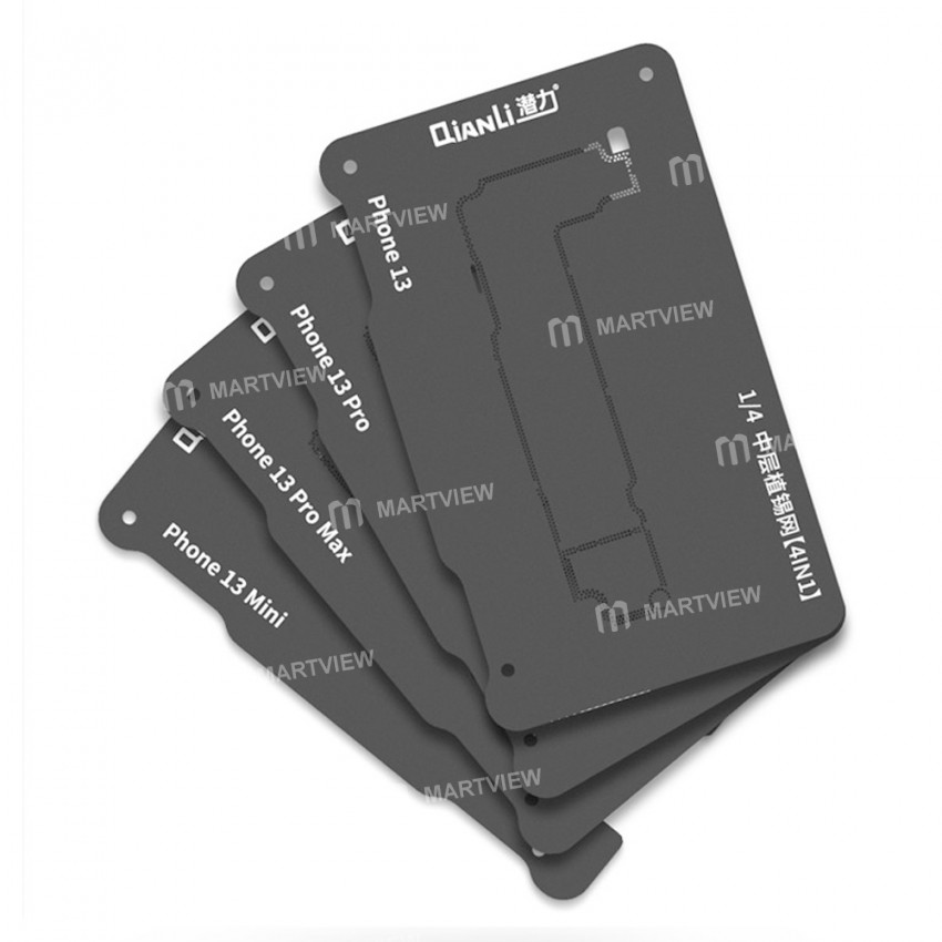 Qianli 4-in-1 Motherboard Middle Layer Tin Planting Platform for iPhone13 Series - Regular Version