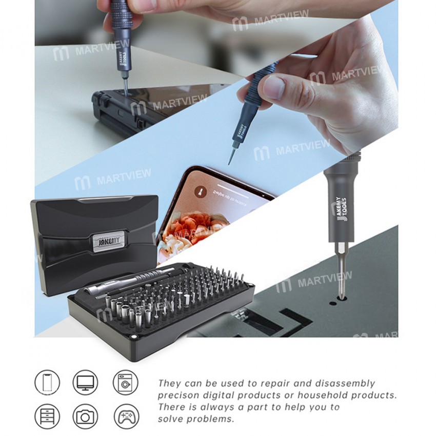 Jakemy JM-8177 106 in 1 Multi-function Precision Magnetic Screwdriver Set