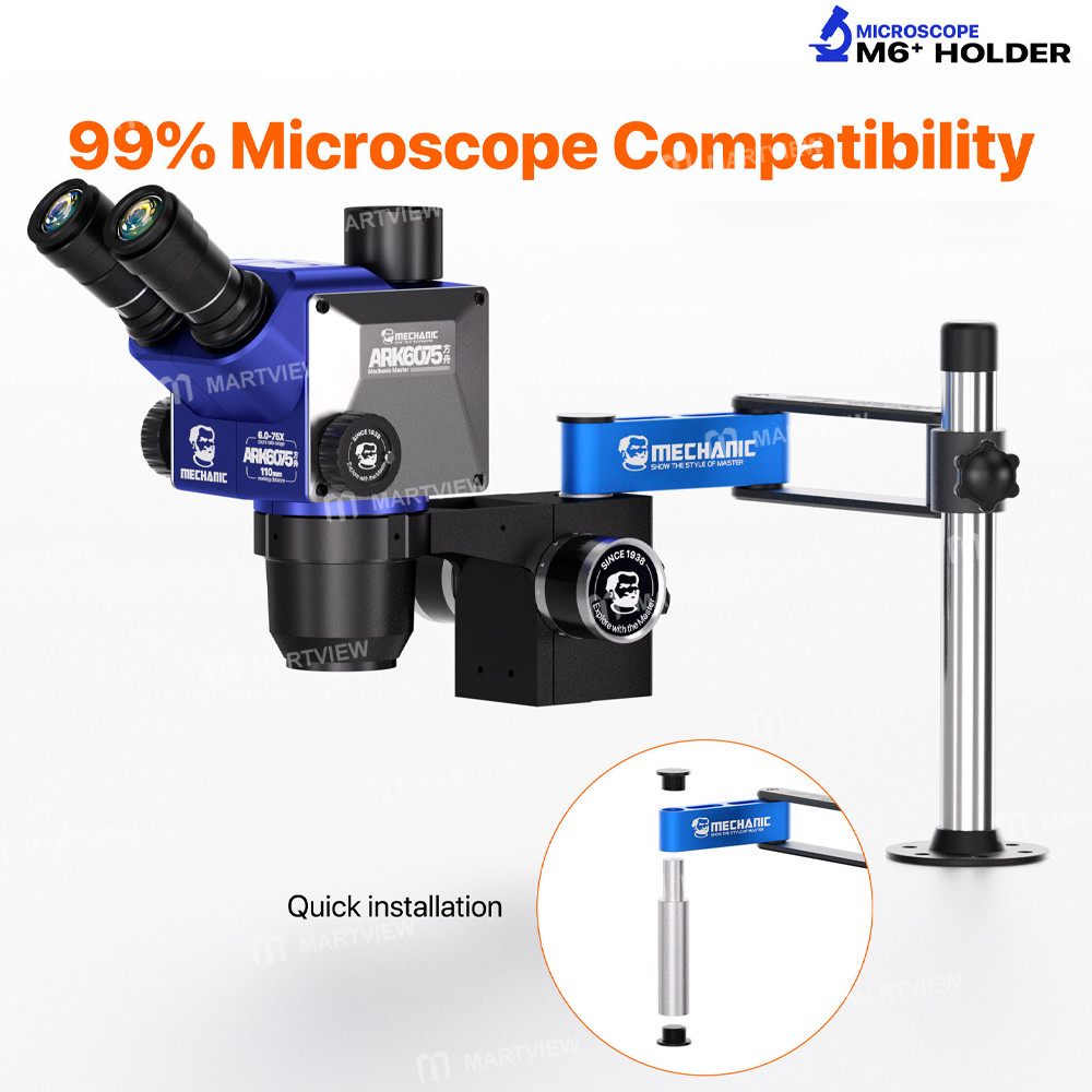 mechanic m6-360-rotation-damped-microscope-swing-arm-holder-for-most-microscopes-6