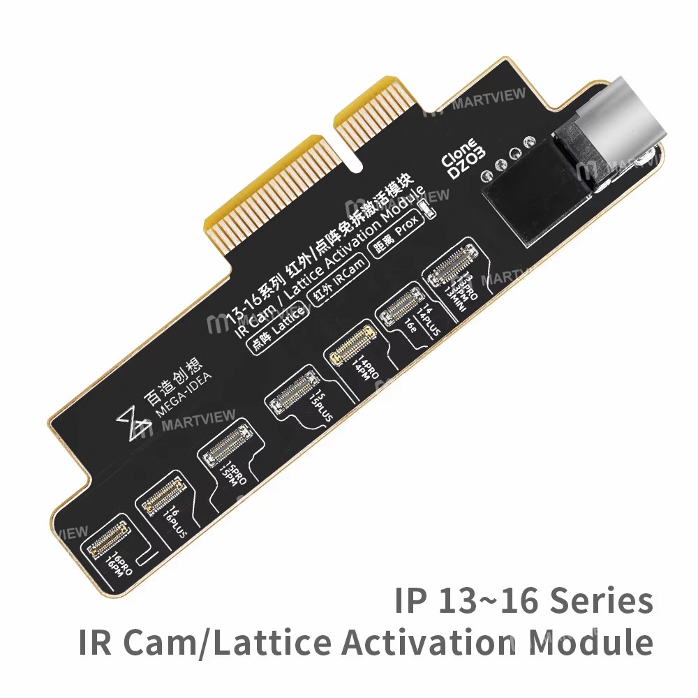 mega idea-clone-dz03-programmer-ir-cam-lattice-activation-module-for-iphone-13-to-16pm-12