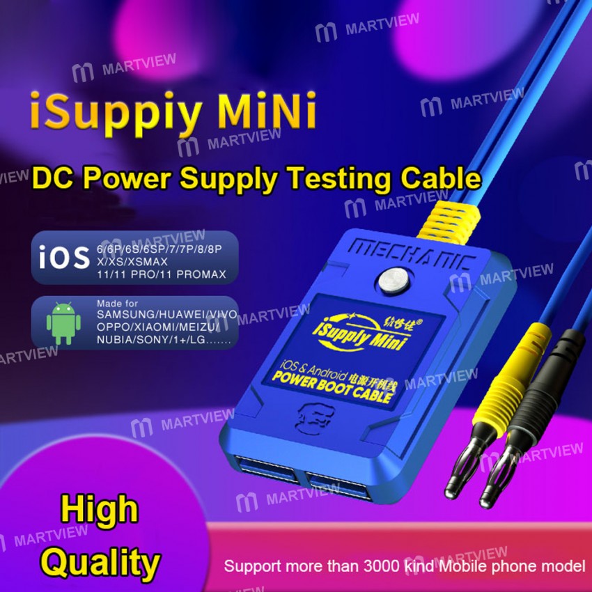 Mechanic iSupply Mini Power Supply Boot Cable for iPhone Android Phones