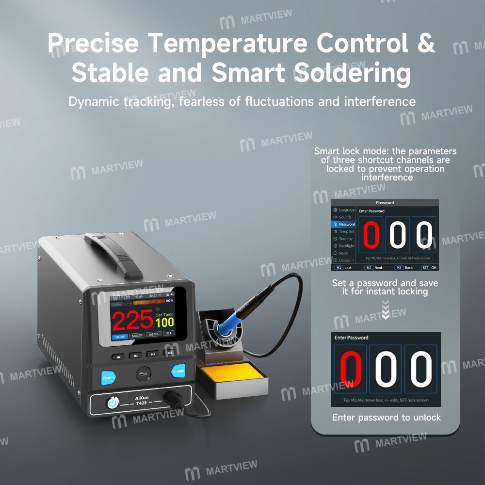 aixun t425-250w-constant-temperature-smart-digital-display-industrial-soldering-station-8