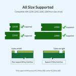 Orico PAM2-C3 Aluminum Alloy NVME M.2 SSD Enclosure