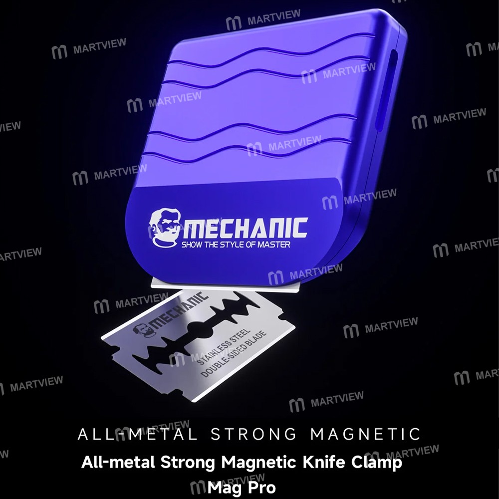 mechanic mag-pro-all-metal-strong-magnetic-knife-clamp-with-5pcs-carbon-steel-blades-8