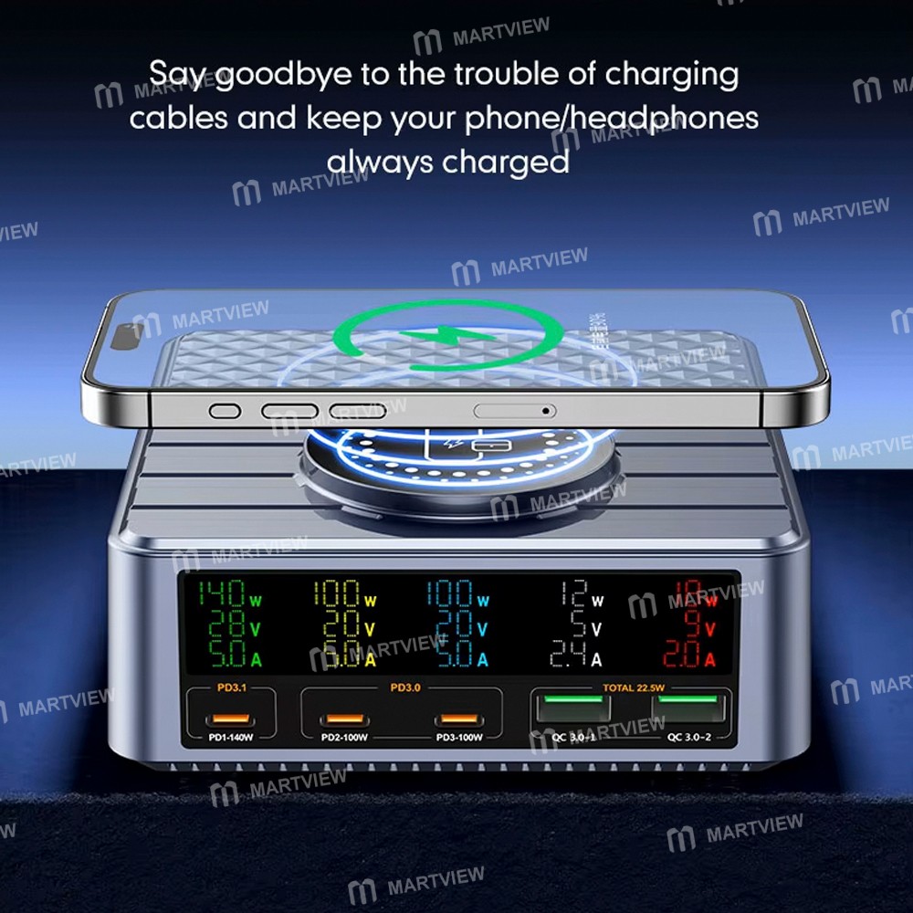 wlx f2-260w-smart-display-desktop-pd31-fast-charging-station-with-15w-magnetic-wireless-charging-5