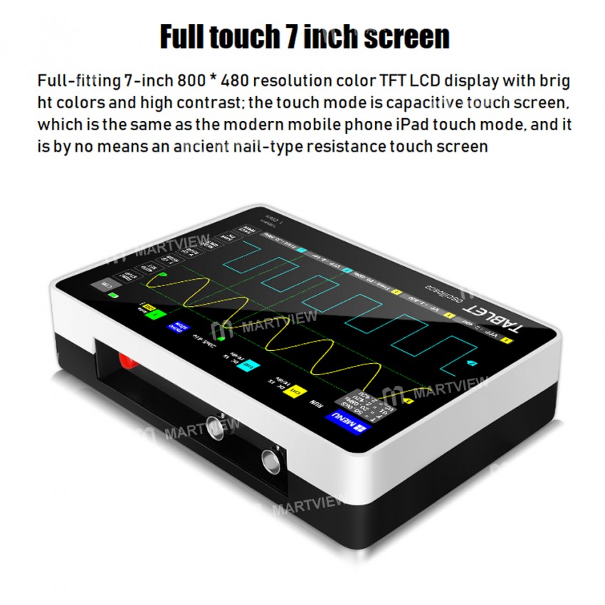 Fnirsi 1013D Digital Oscilloscope dual Channels 100MHz Band Width 1GSa / s Sampling Rate with 7-Inch