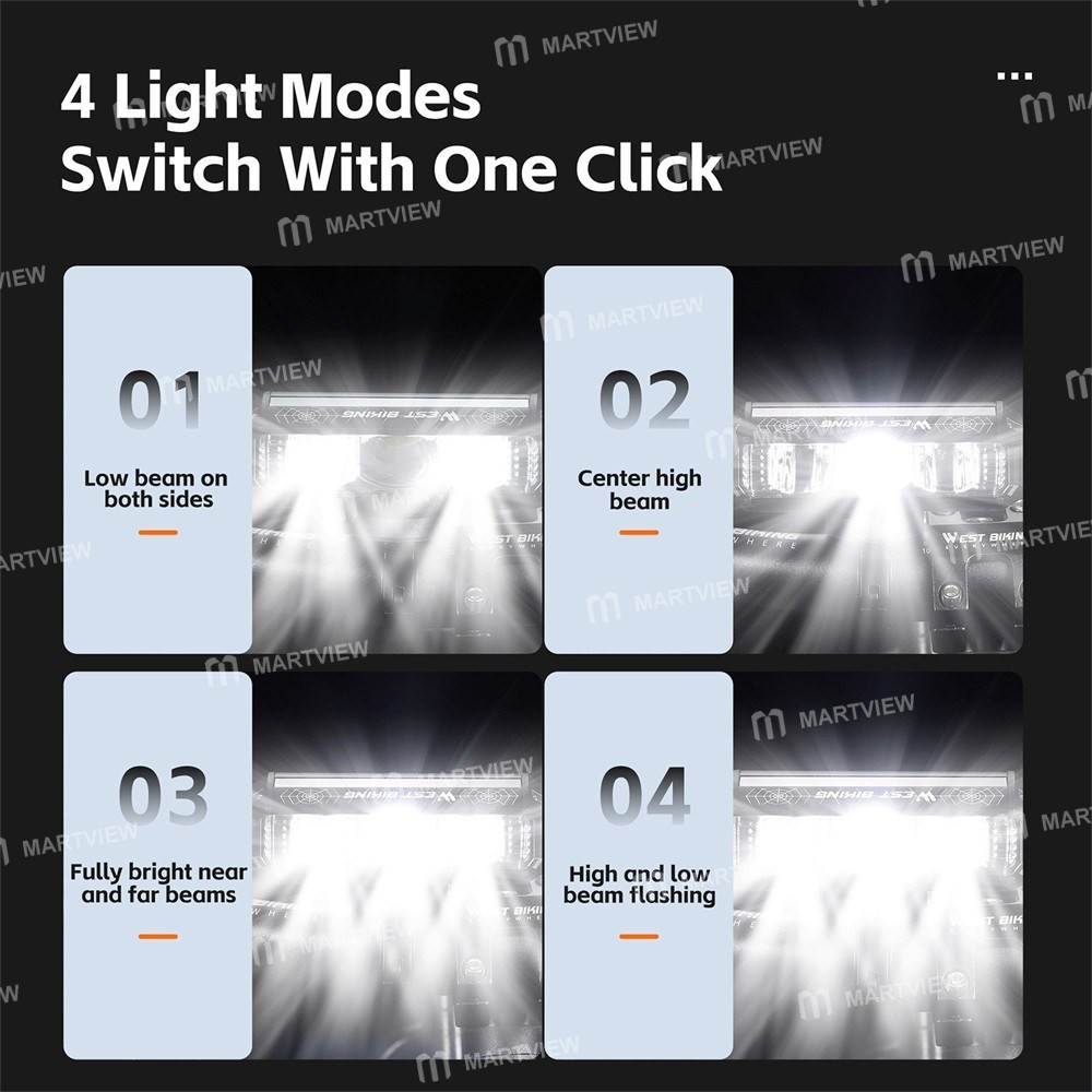 west biking-1750-lumen-aluminum-alloy-usb-rechargeable-road-bike-handlebar-light-7