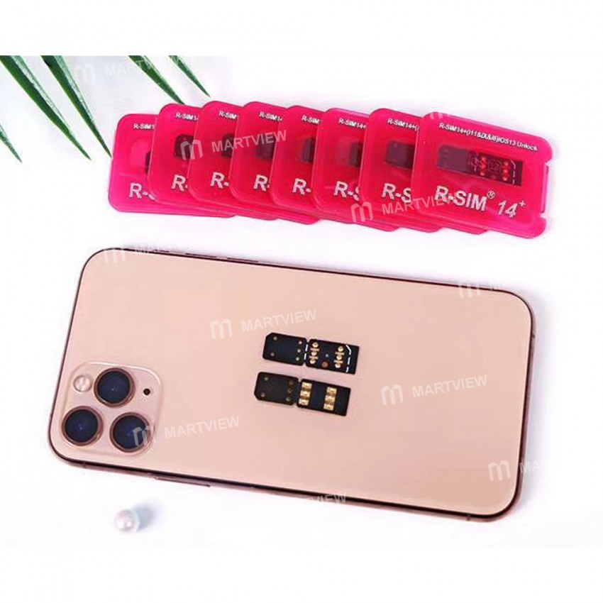 Replacement r sim 14 large capacity smart upgraded ios13 system quick sim unlock card