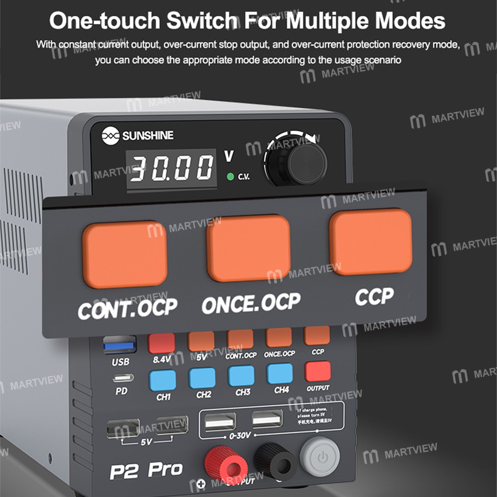 sunshine p2-pro-330w-4-segment-storage-channel-high-precision-adjustable-dc-stabilized-power-supply-
