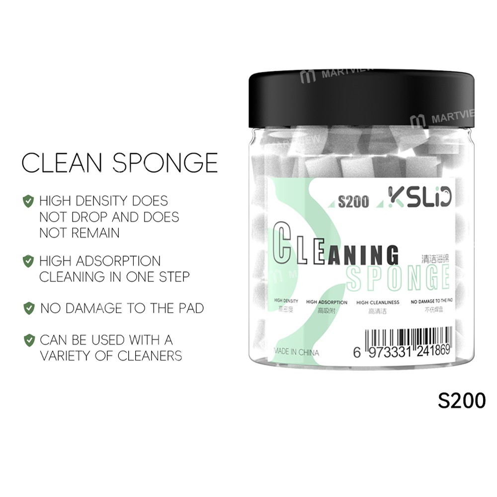 kslid s200-high-density-nanometer-cleaning-sponges-for-motherboard-soldering-flux-cleaning-2
