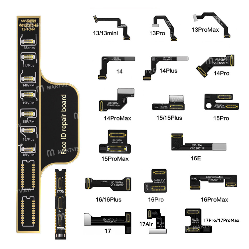 i2c a8s-programmer-dot-matrix-activation-read-write-module--repair-flex-cable-for-iphone-13-17-serie
