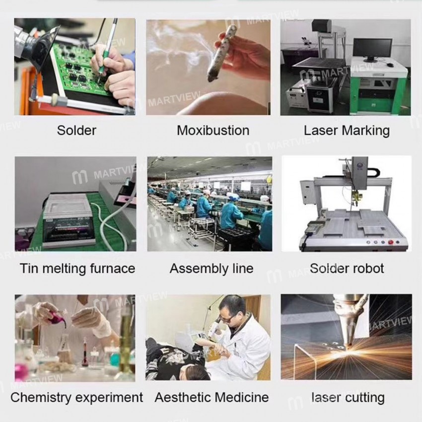 BST-212 150W Powerful Smoke Purifier With Electric Soldering Iron for Welding Purifying Filtering