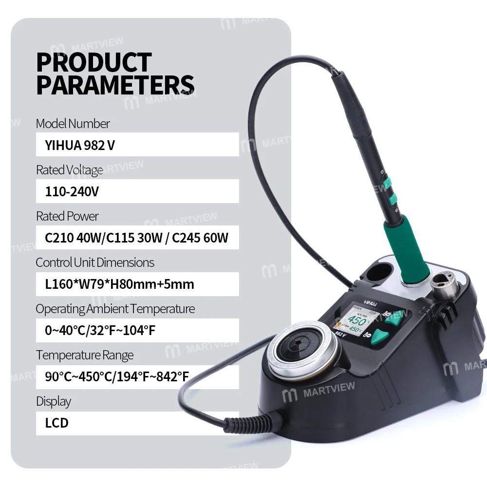 yihua 982-v-c210-c245-c115-compact-all-in-one-precision-digital-display-soldering-station-5