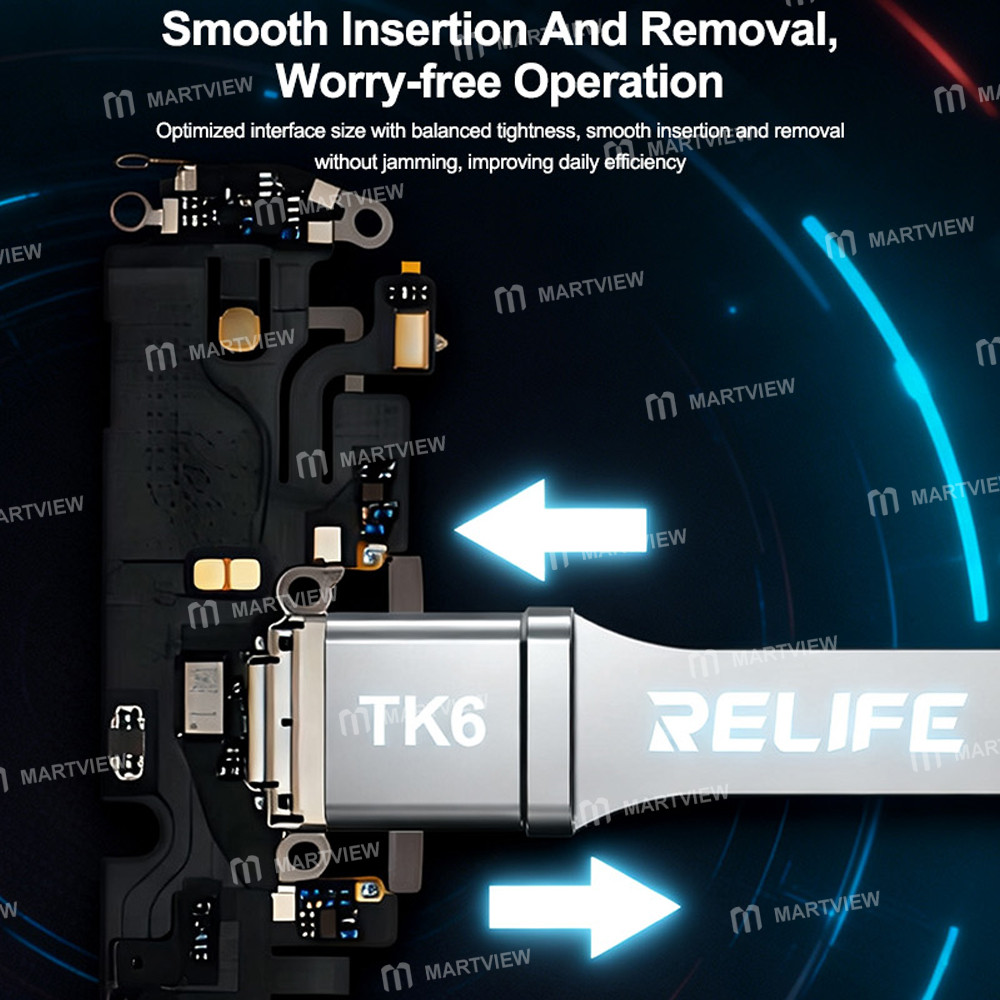 relife tk6-type-c-charging-port-tail-plug-anti-melting-protection-cover-for-welding-disassembly-12