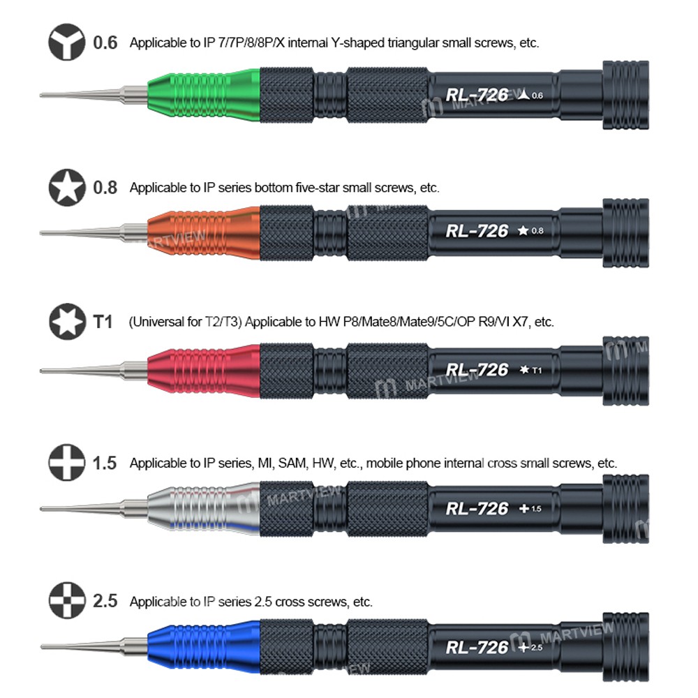 relife rl-726a-5-in-1-strong-magnetic-3d-torque-precision-screwdriver-set-for-disassembly-repair-11