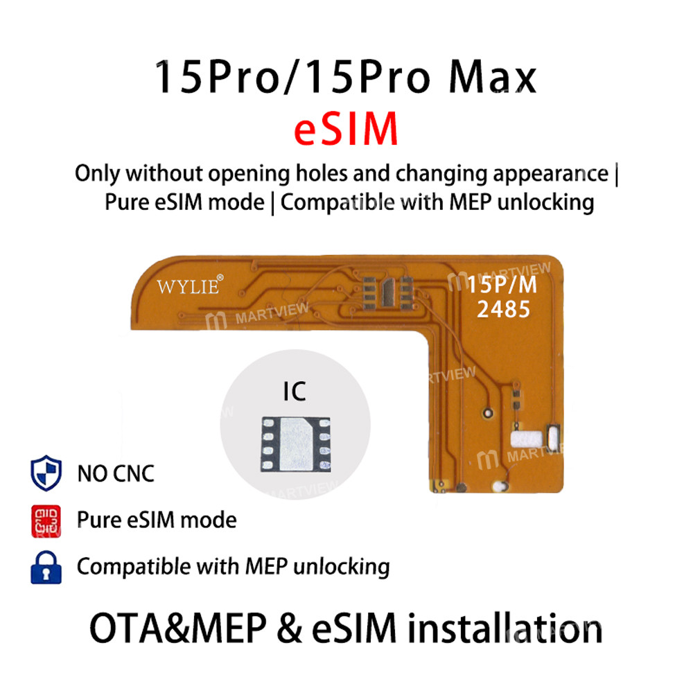 wylie esim-only-solution-no-cnc-maintains-original-body-for-us-version-iphone-15-pro-15pro-max-3