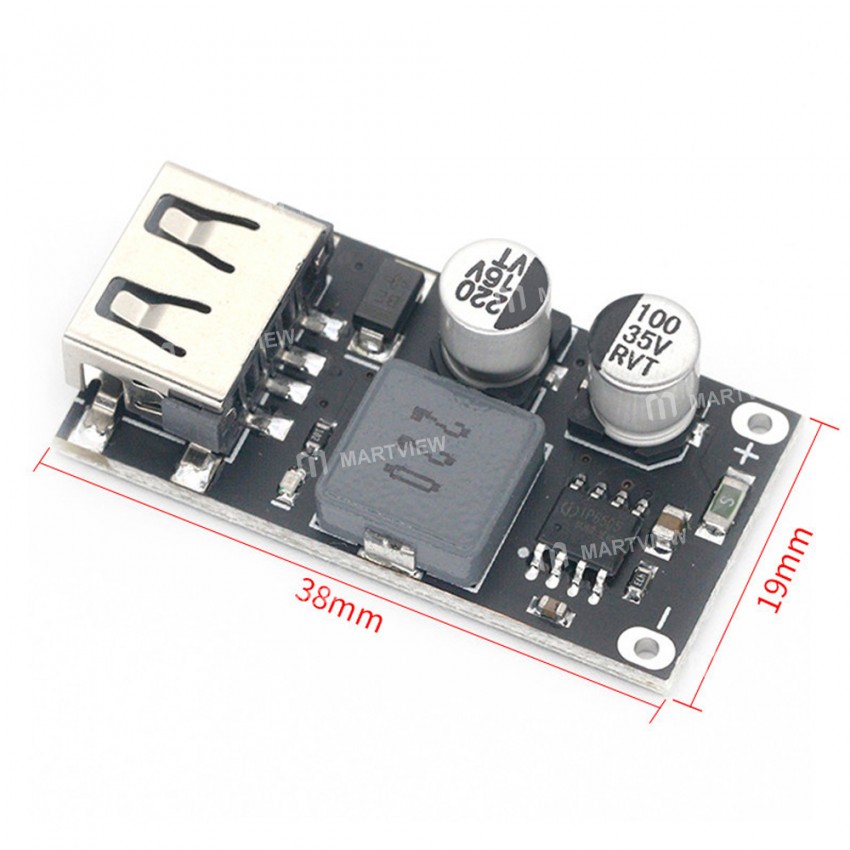6-32V DC-DC QC3.0 USB Fast Charging Step-down Module