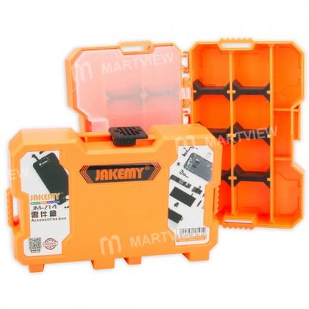 Jakemy JM-Z14 Adjustable Multifunctional Durable Plastic Parts Storage Box