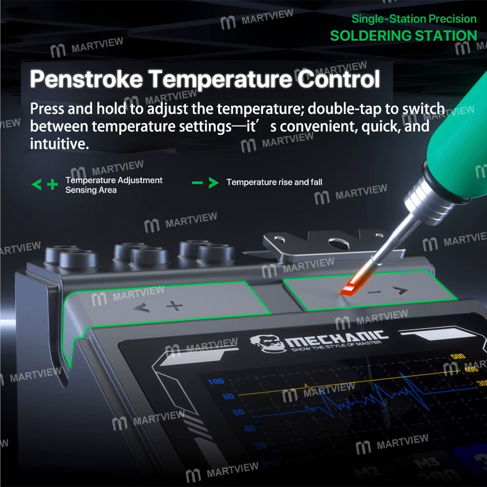 mechanic x120-ultra-pen-style-smart-temperature-adjustable-single-station-soldering-station-8