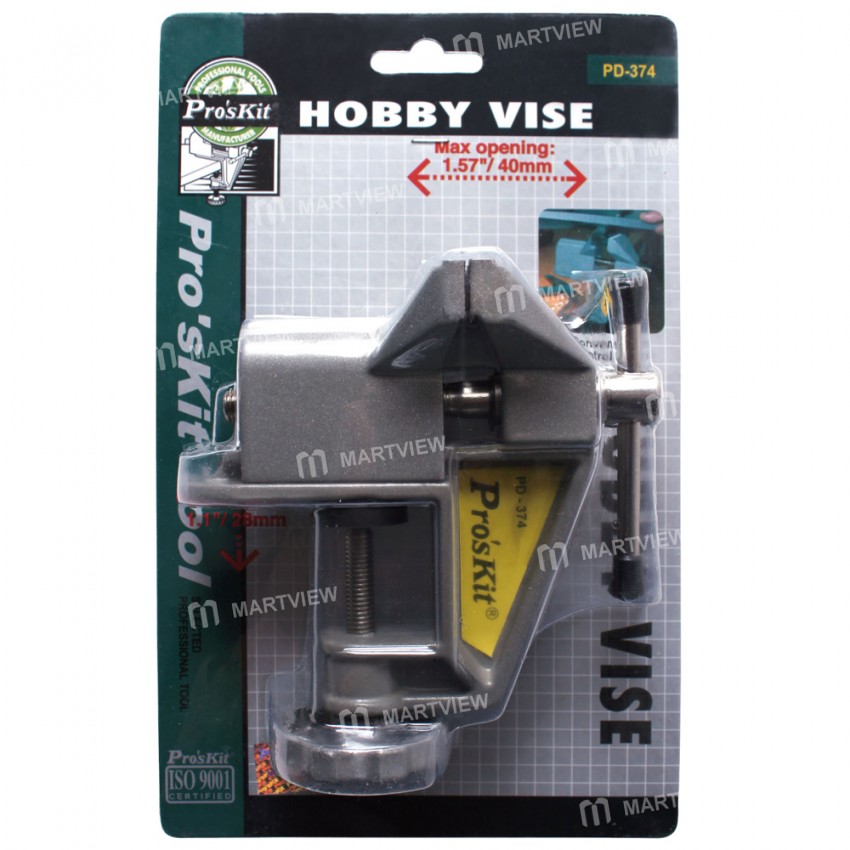 Pro'sKit PD-374 Multi-functional Mini Table Vise Pliers Jaw Opening 40mm / Width 60mm